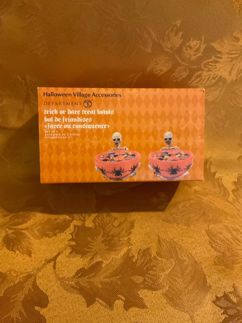 Department 56 Trick or Treat Bowls - Set of 2